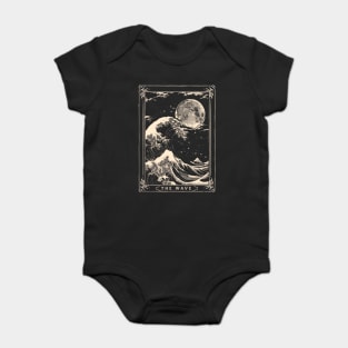 Kanagawa Tarot Card Baby Bodysuit